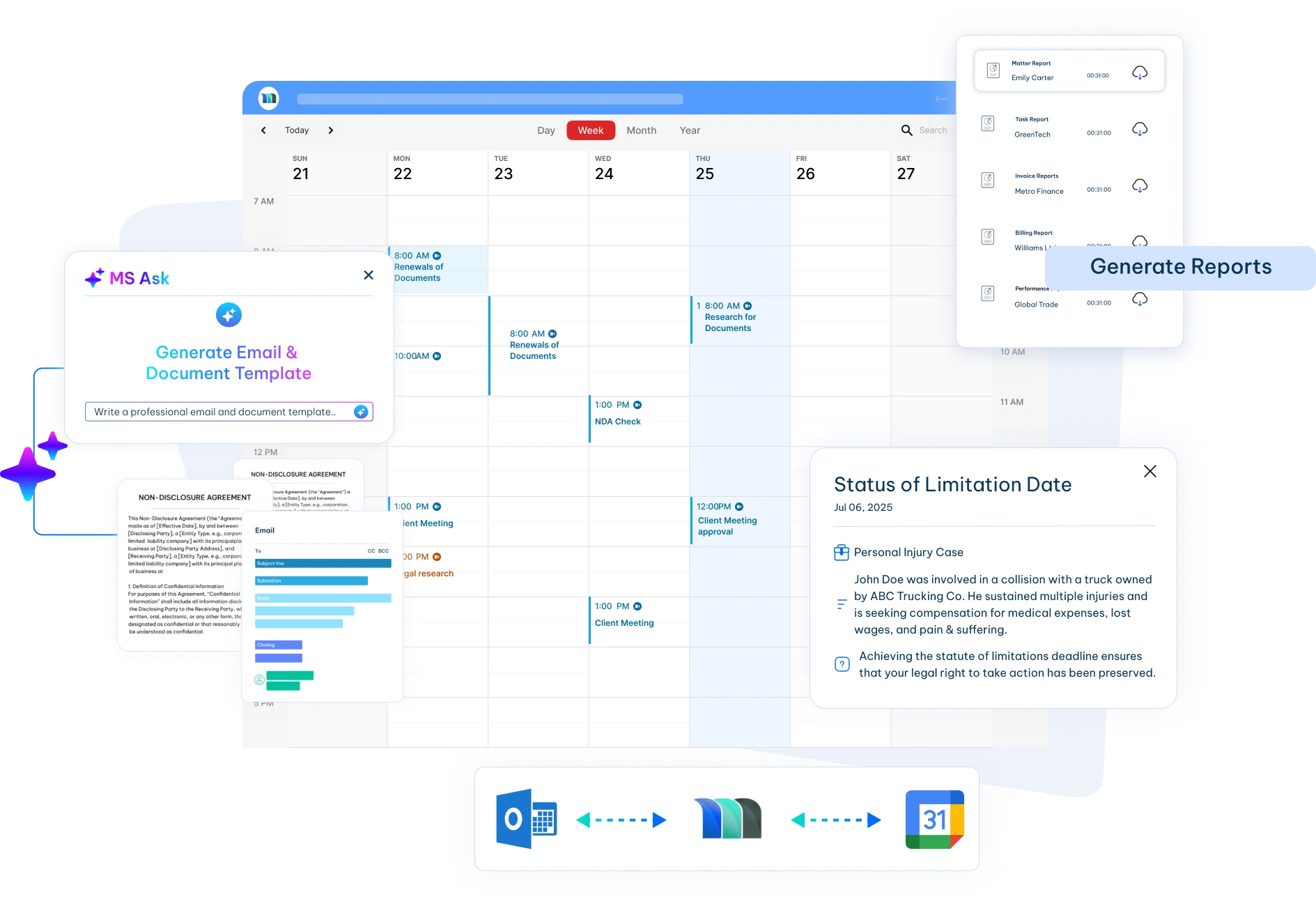 AI-Powered Matter Management & Legal Workflow Software