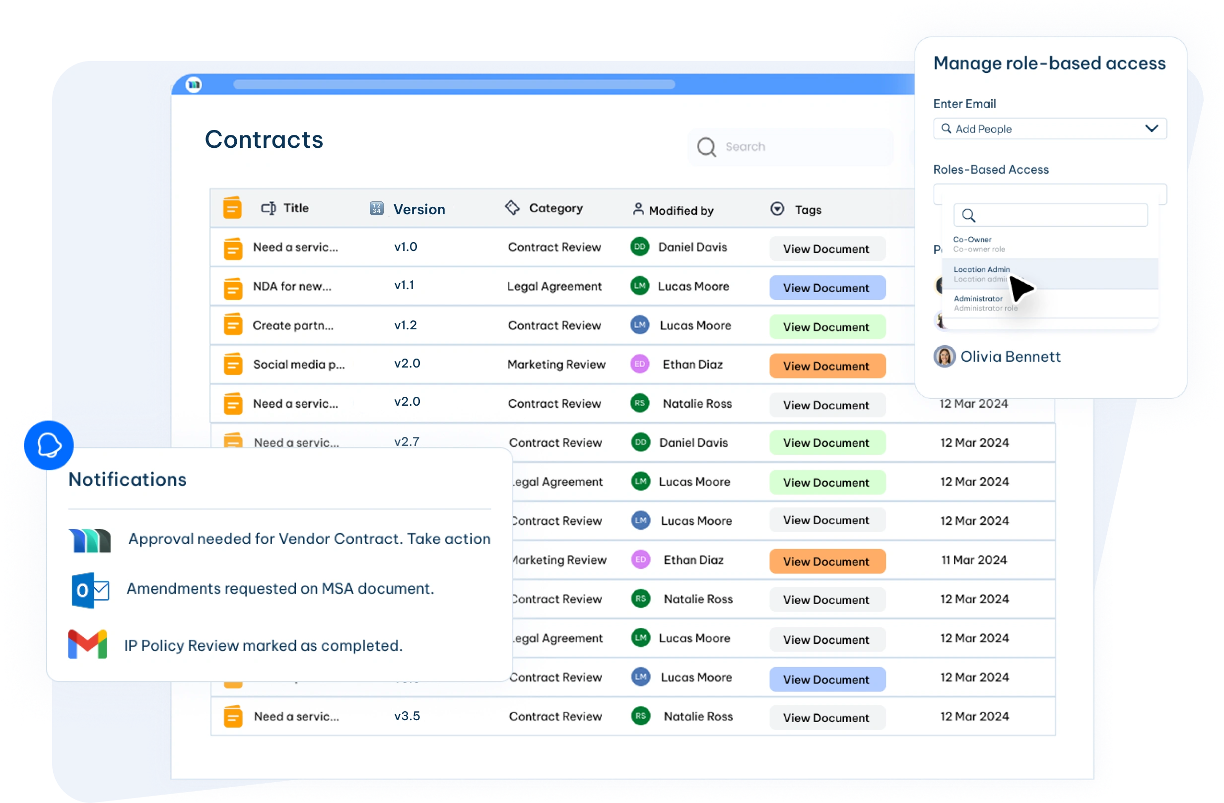 in-house legal contract management software