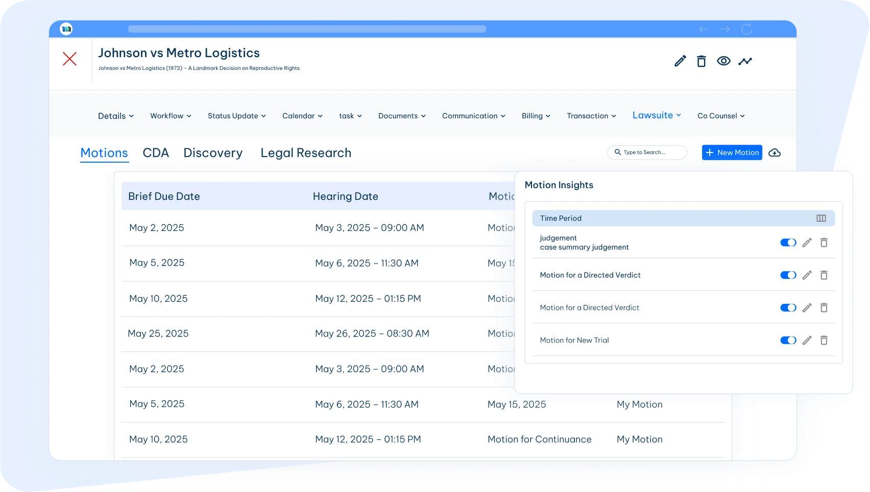 law matter management software