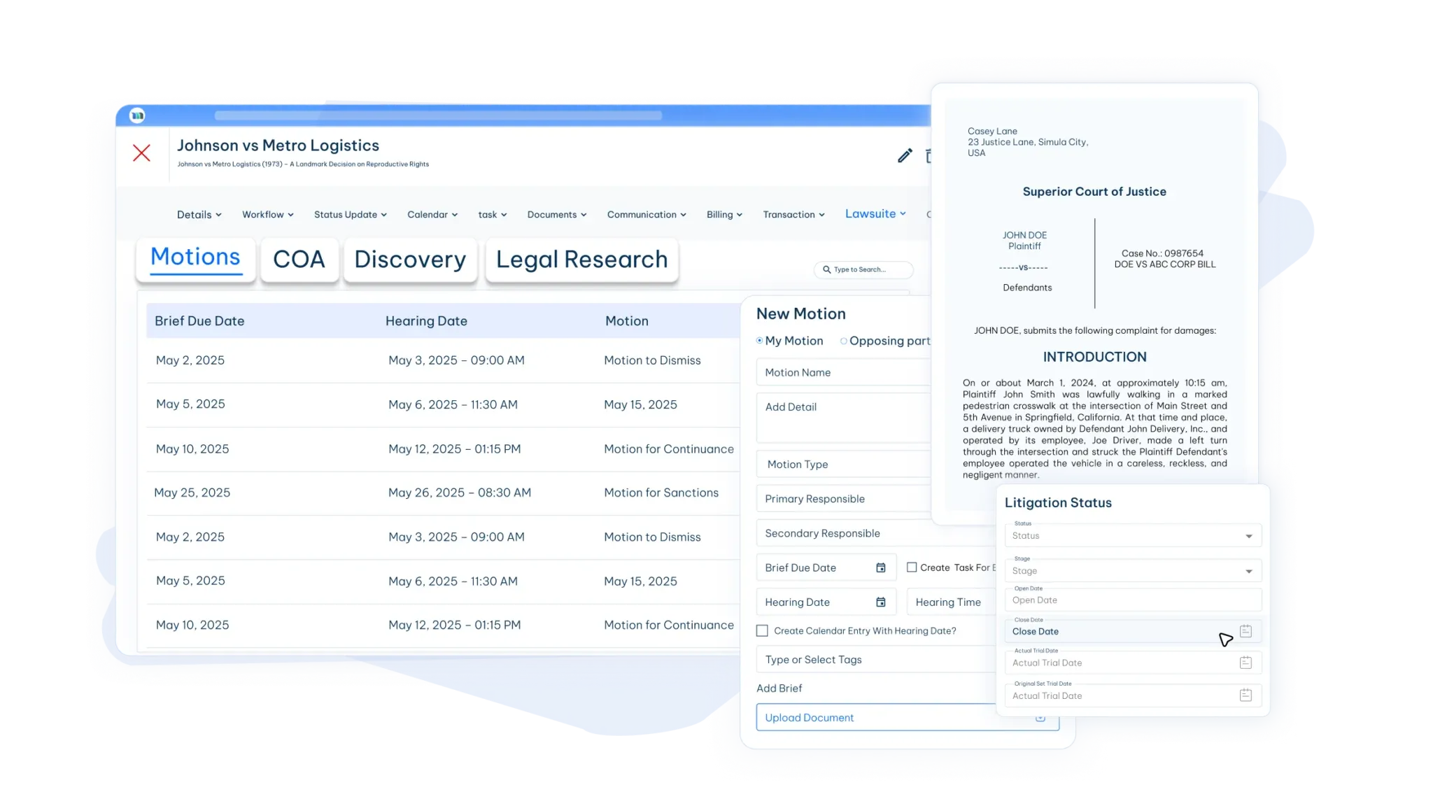 MatterSuite Lawsuite for legal departments