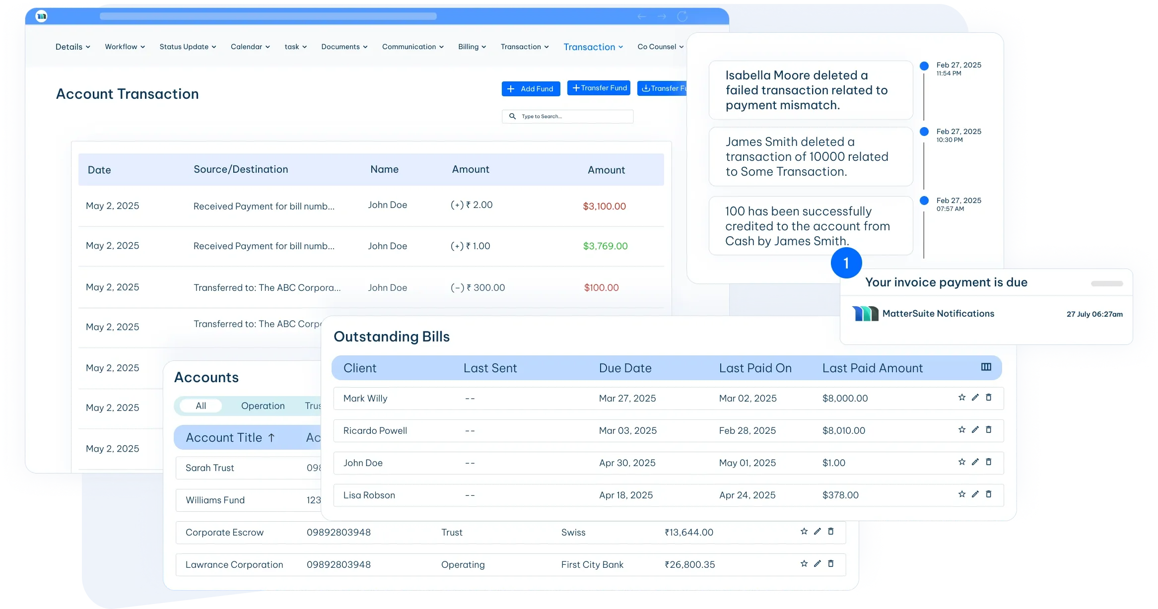 legal trust accounting platform
