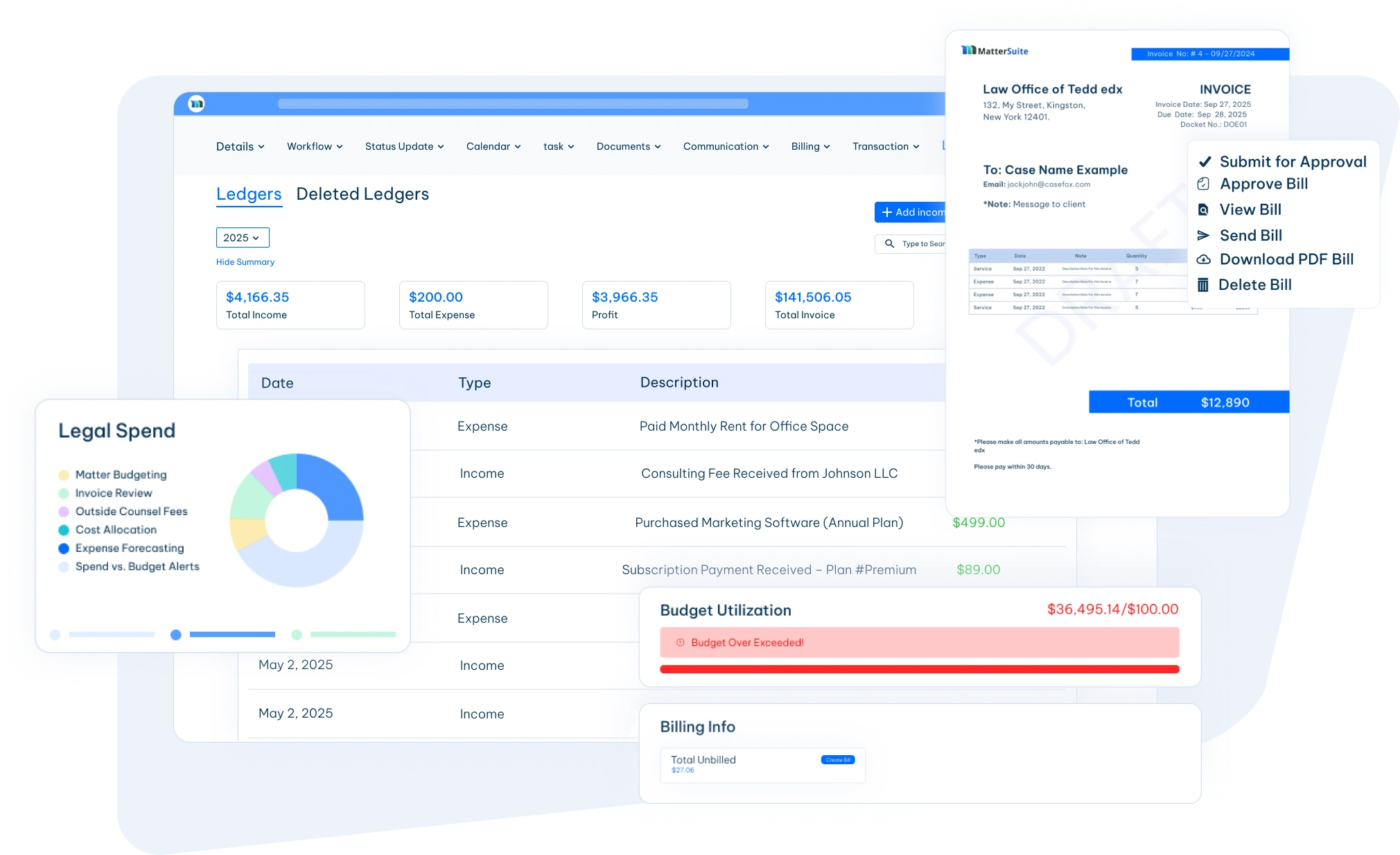 General Counsel Billing & Spend Management Software