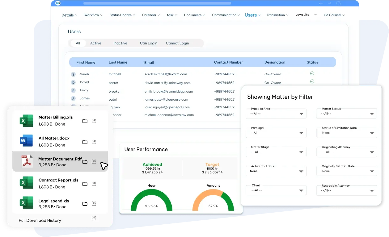 LawSuit Dashboard