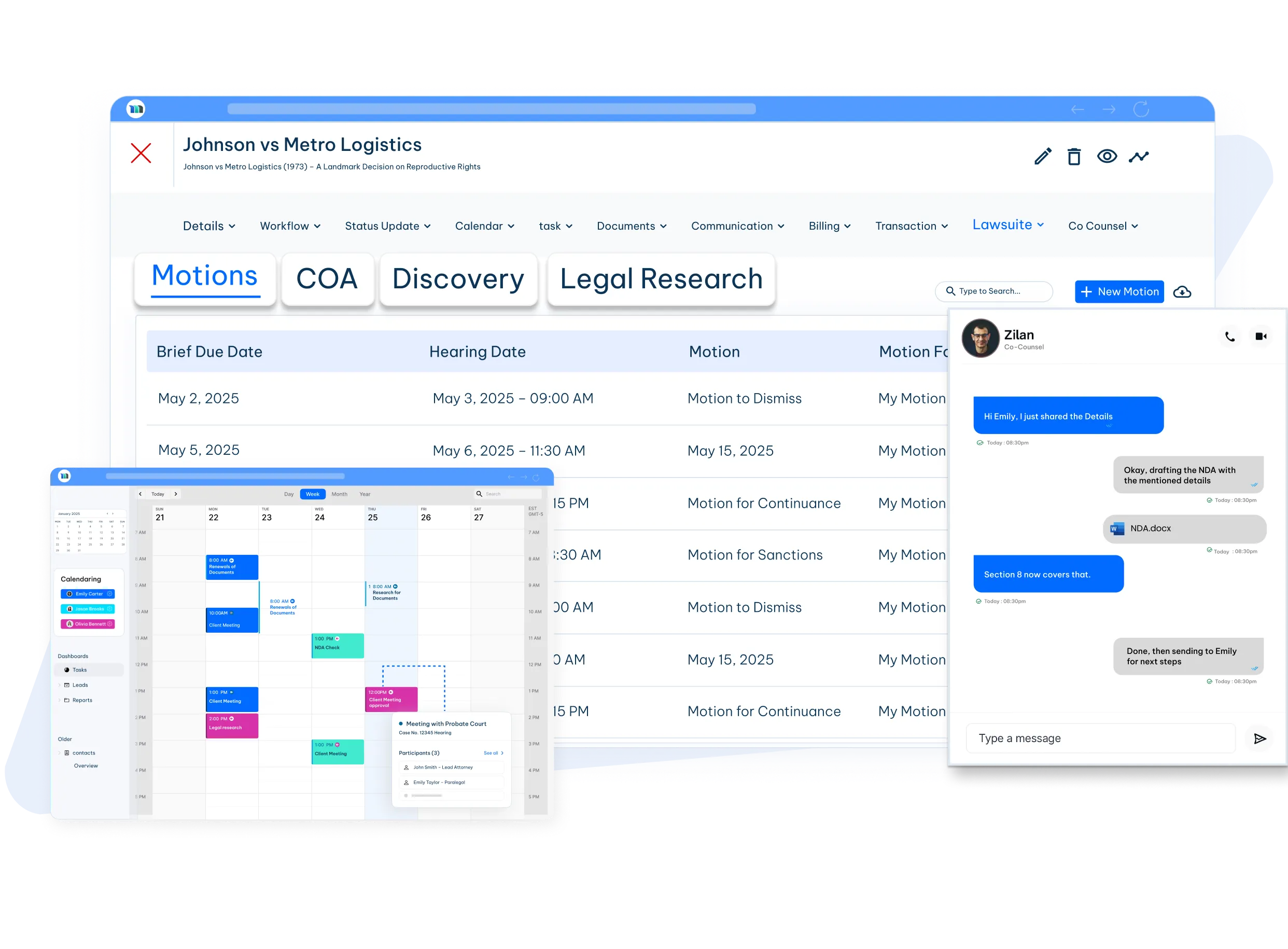 litigation managment software for legal departments