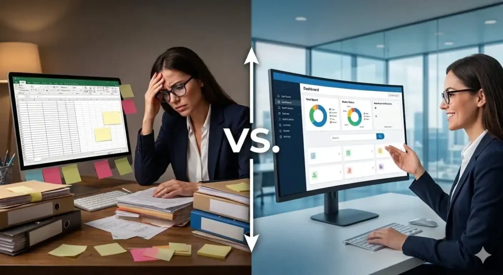 Spreadsheets + Email vs Enterprise Legal Management Software