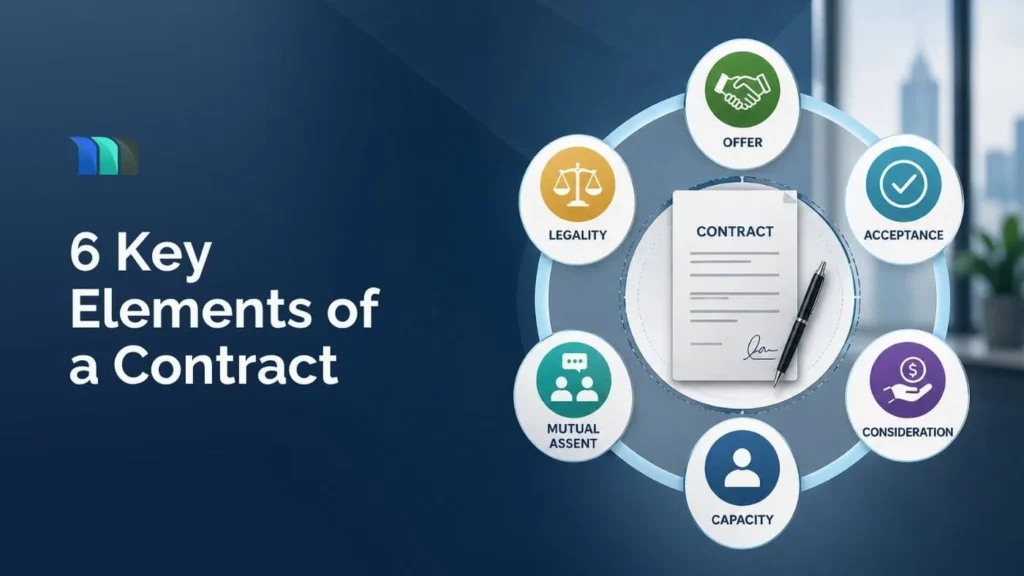 6 elements of a contract