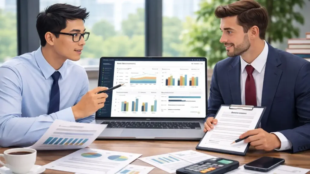 In-house counsel negotiating rates with outside counsel using data